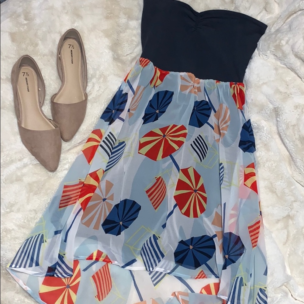 Quiksilver strapless dress